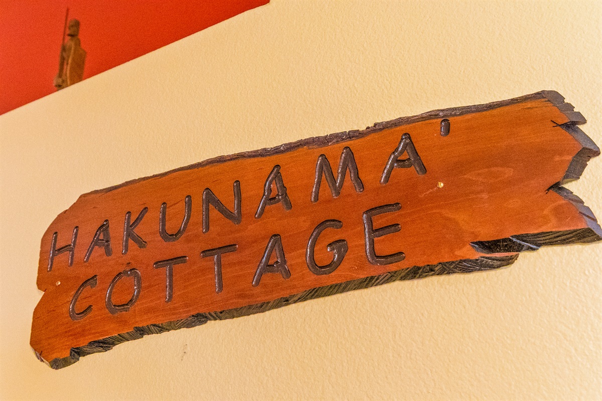 That's the name of the villa...sort of.  Grandpa didn't understand the spelling we wanted.