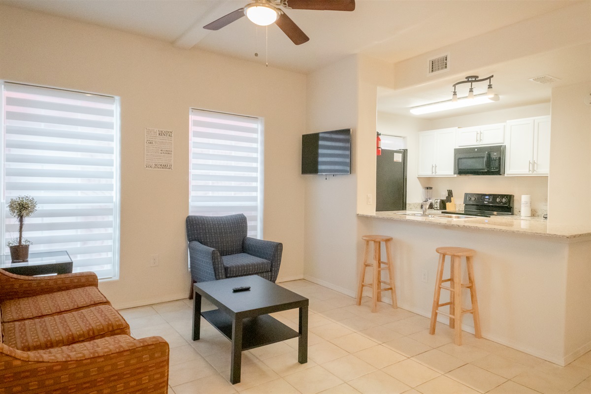 Living Room/Kitchen open area