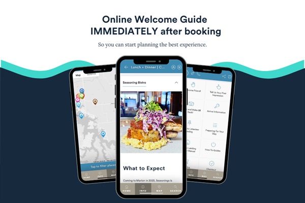 Welcome guide after booking 
