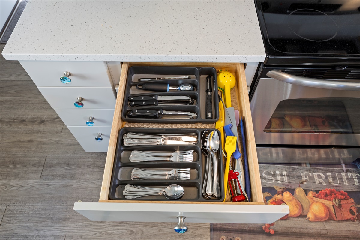 Well-stocked kitchen