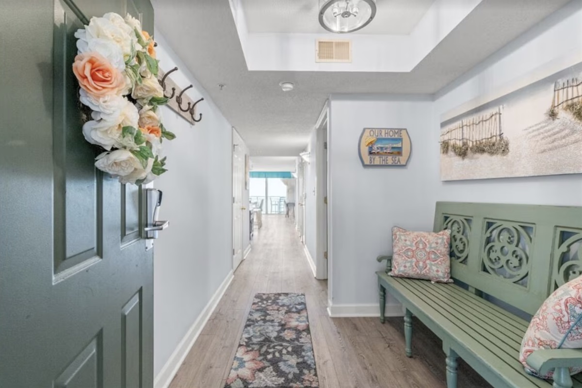 The entryway to paradise!