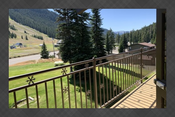View from balcony.