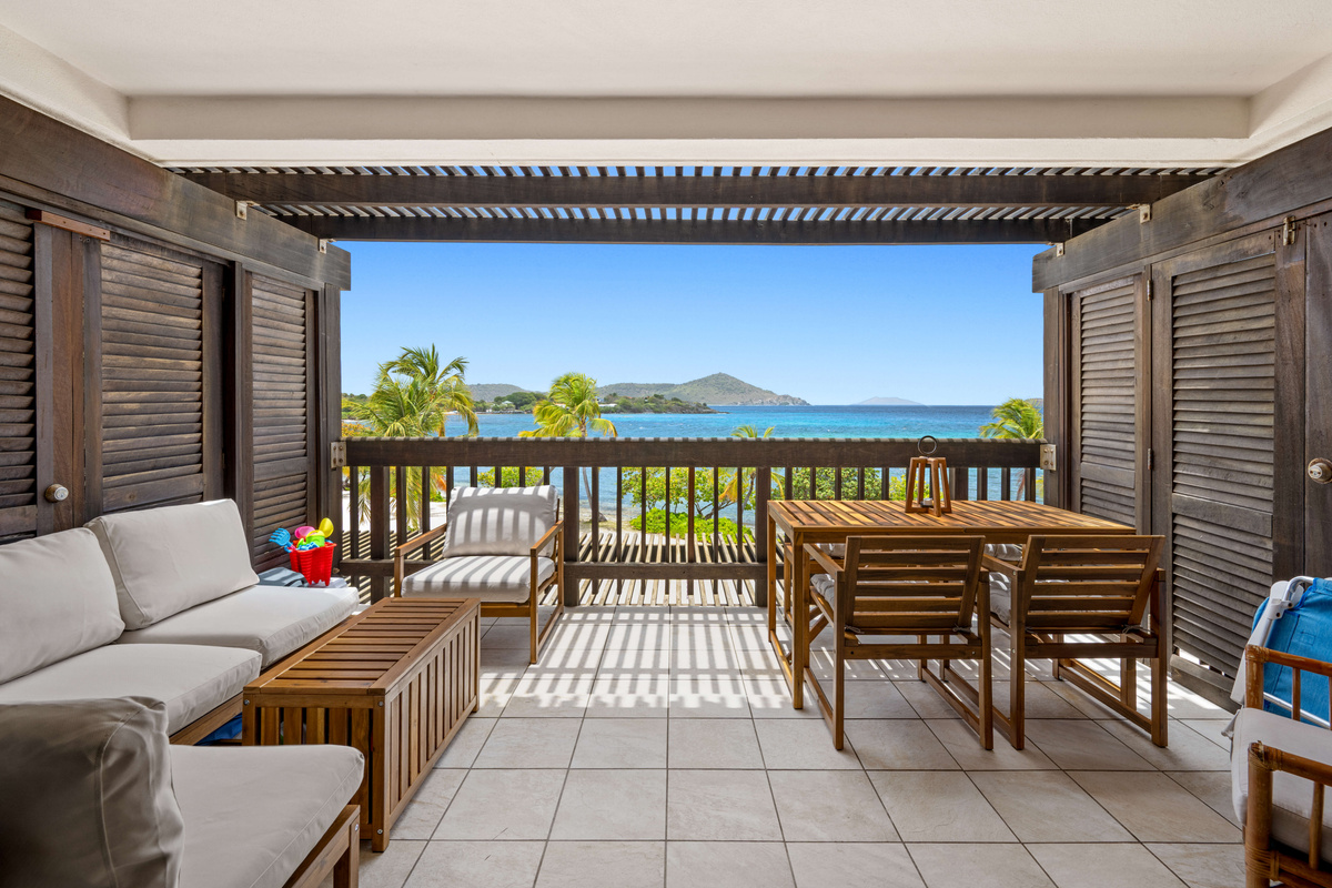 Your private outdoor retreat &mdash; the perfect spot for morning coffee or evening sunsets.