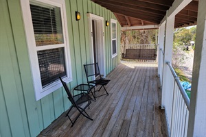 Heron Landing, the upstairs deck right outside the unit.