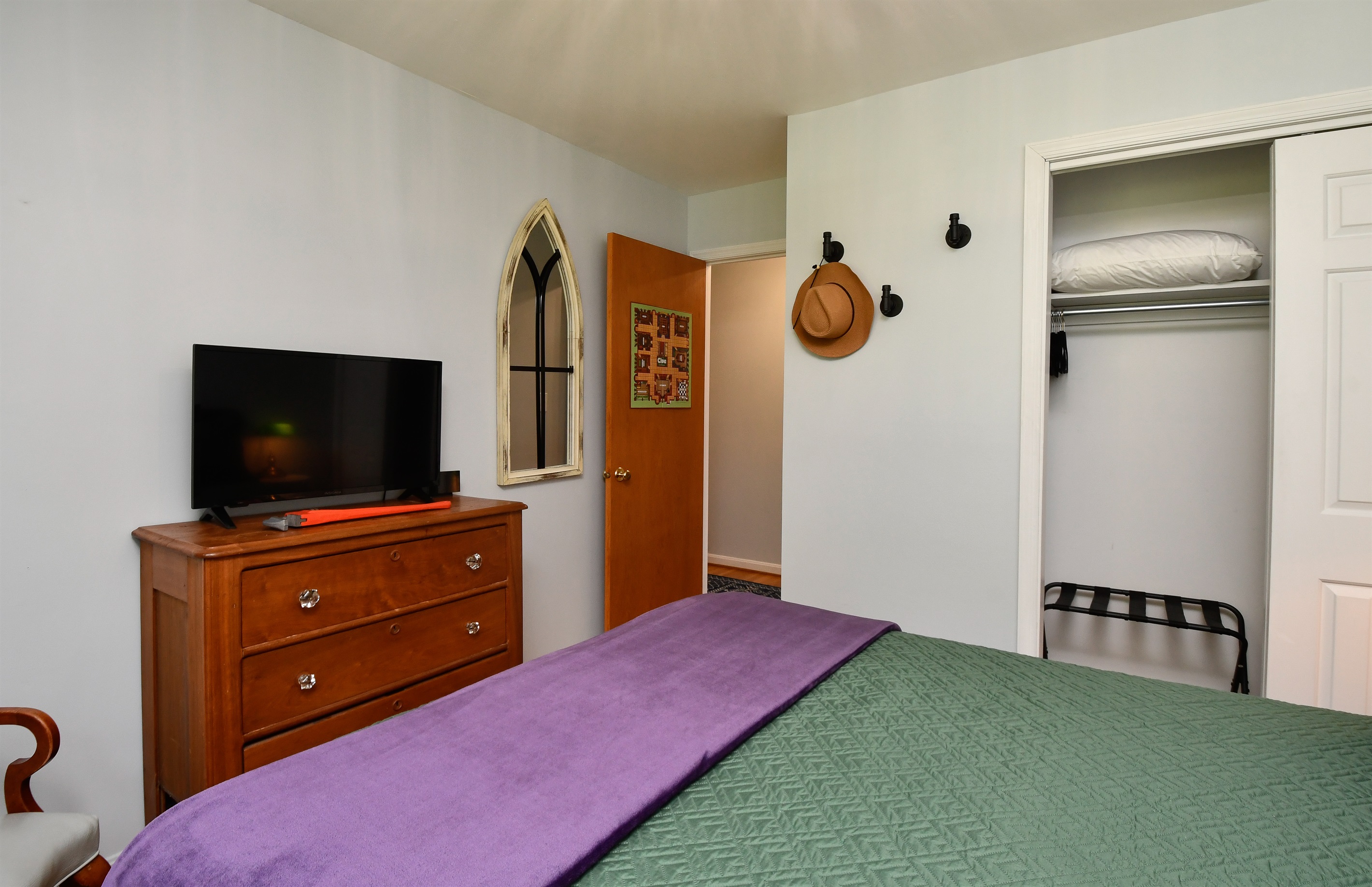 Will you pick door #2? Who did it? Choose the Clue room to find out. Was it Ms. Scarlet or Colonel Mustard?