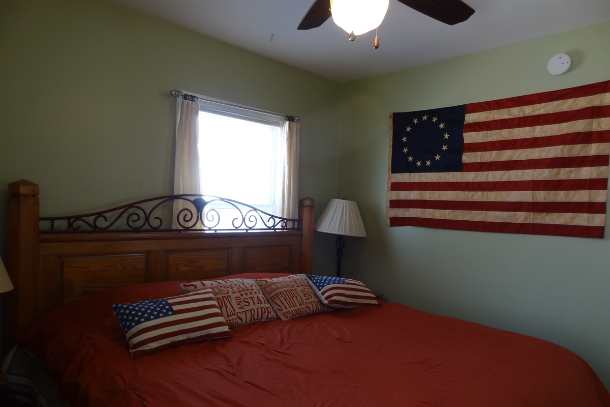 Bedroom 1 with king bed