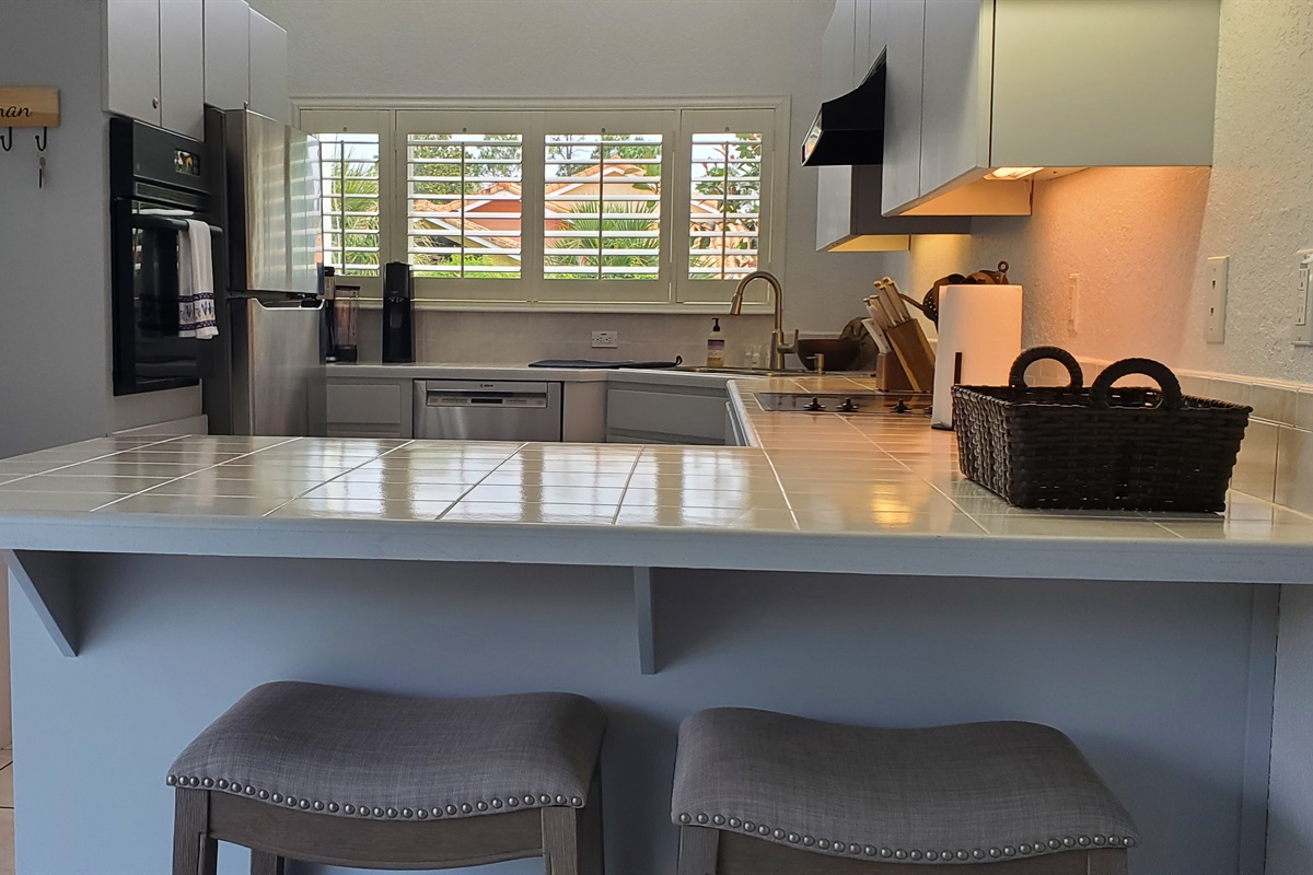 Kitchen and Kitchen bar stools