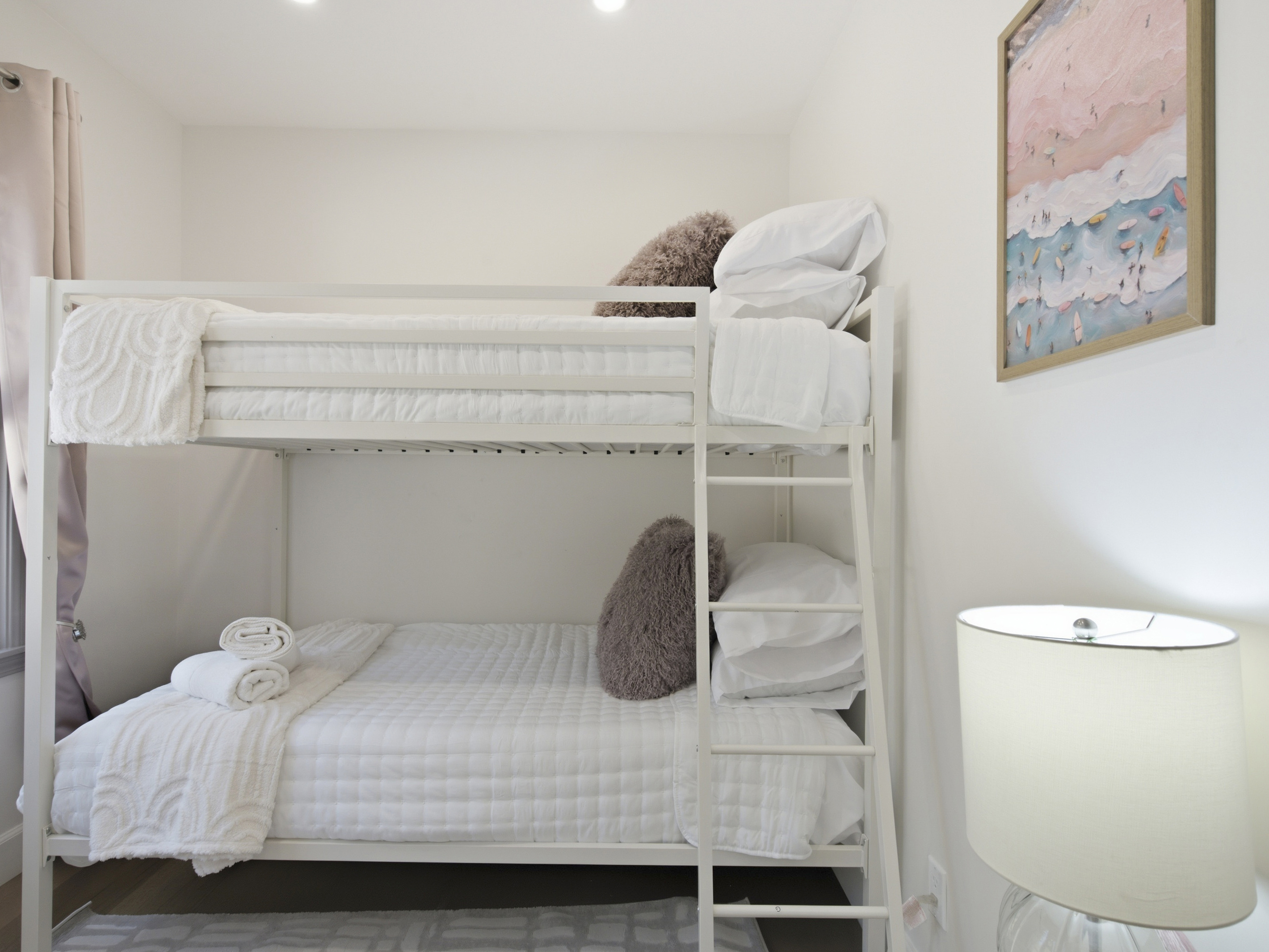 This bedroom creates the perfect atmosphere for slowing down and recharging.