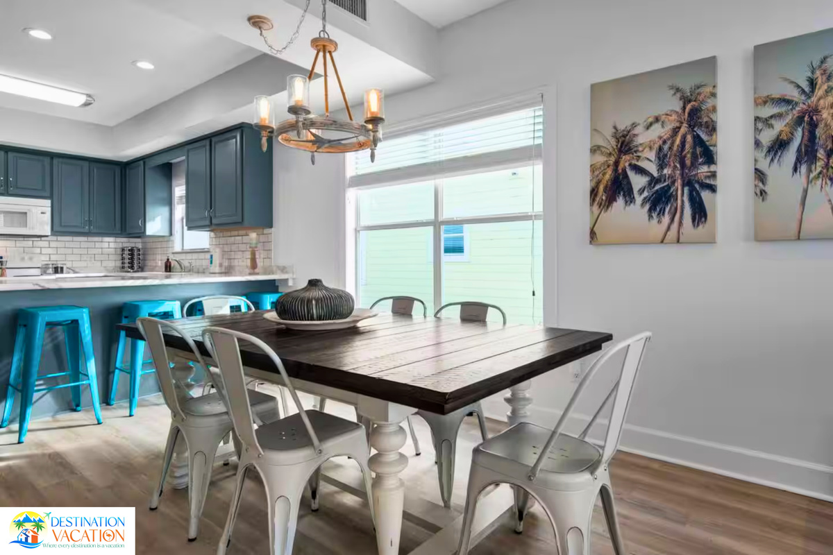 Bright dining space made for lasting memories.