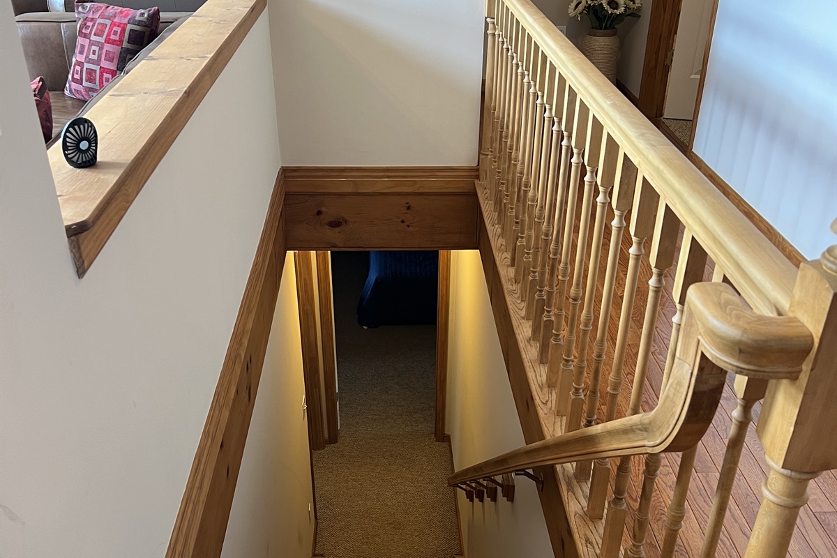 Stairs to lower level