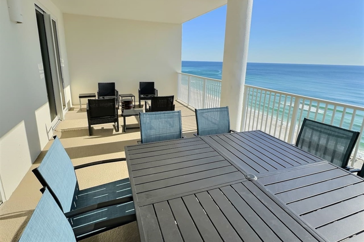 Lots of balcony seating available