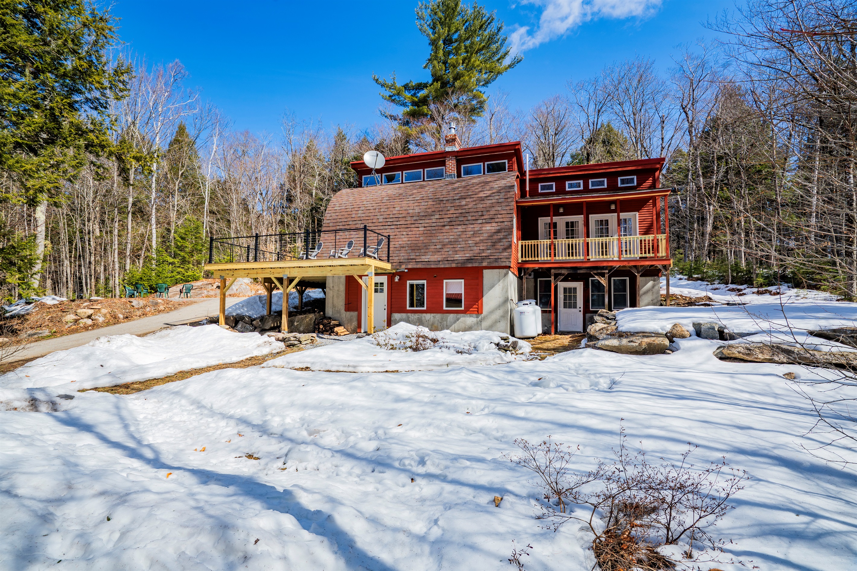 Experience the charm of Bethel Main from this beautifully designed four-season retreat, built for adventure and relaxation.