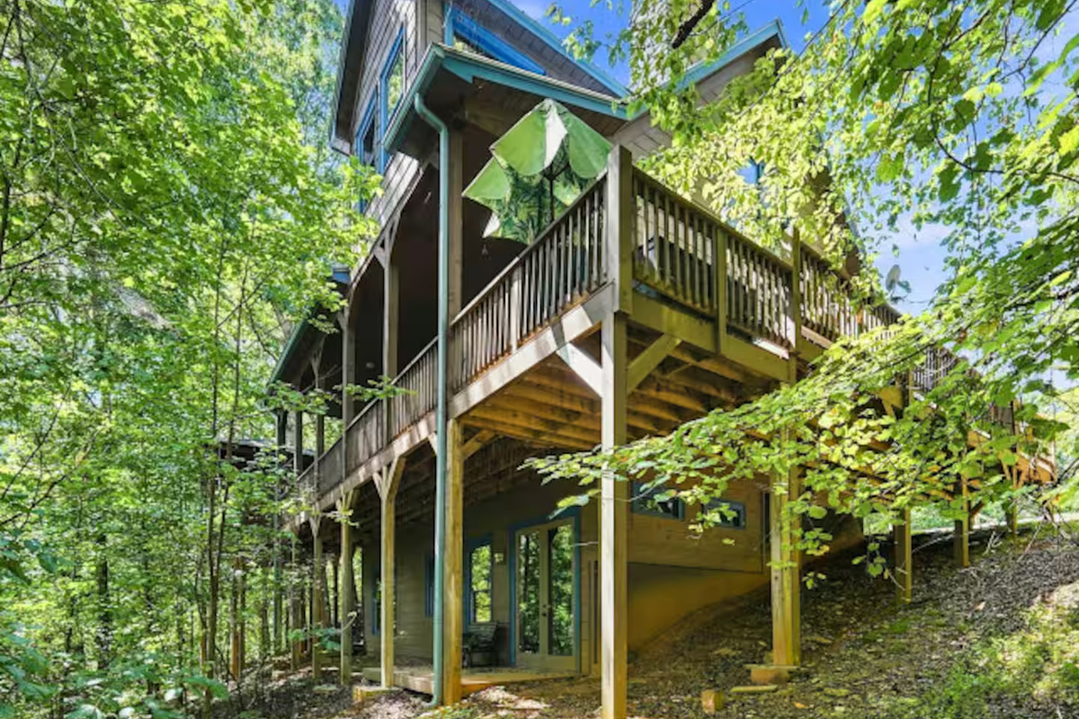 Enjoy the quiet beauty of nature from your private cabin getaway