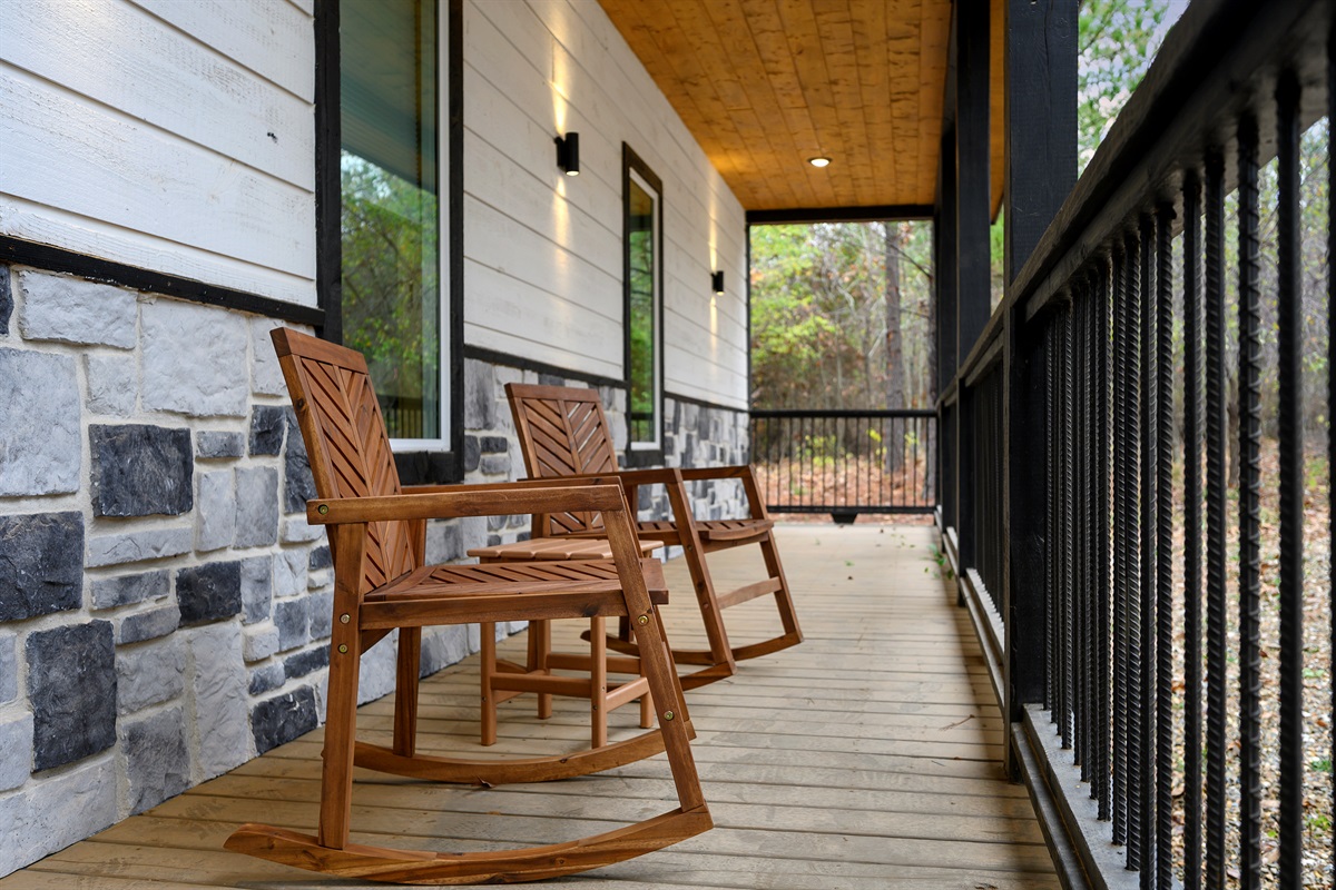 Just peaceful forest views and the kind of slow cabin moments you wish lasted longer.