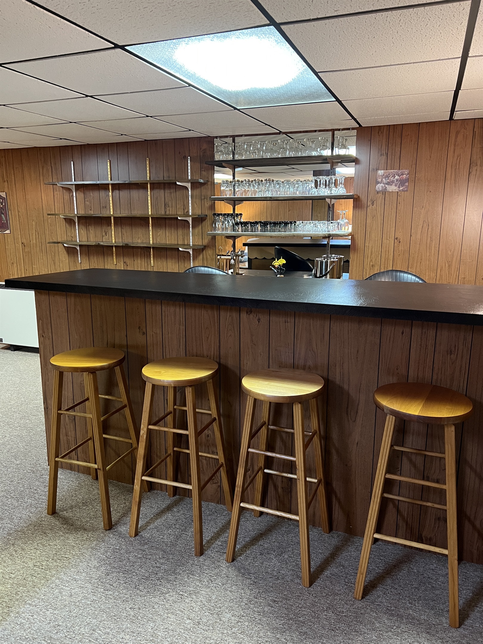 Lower level bar area