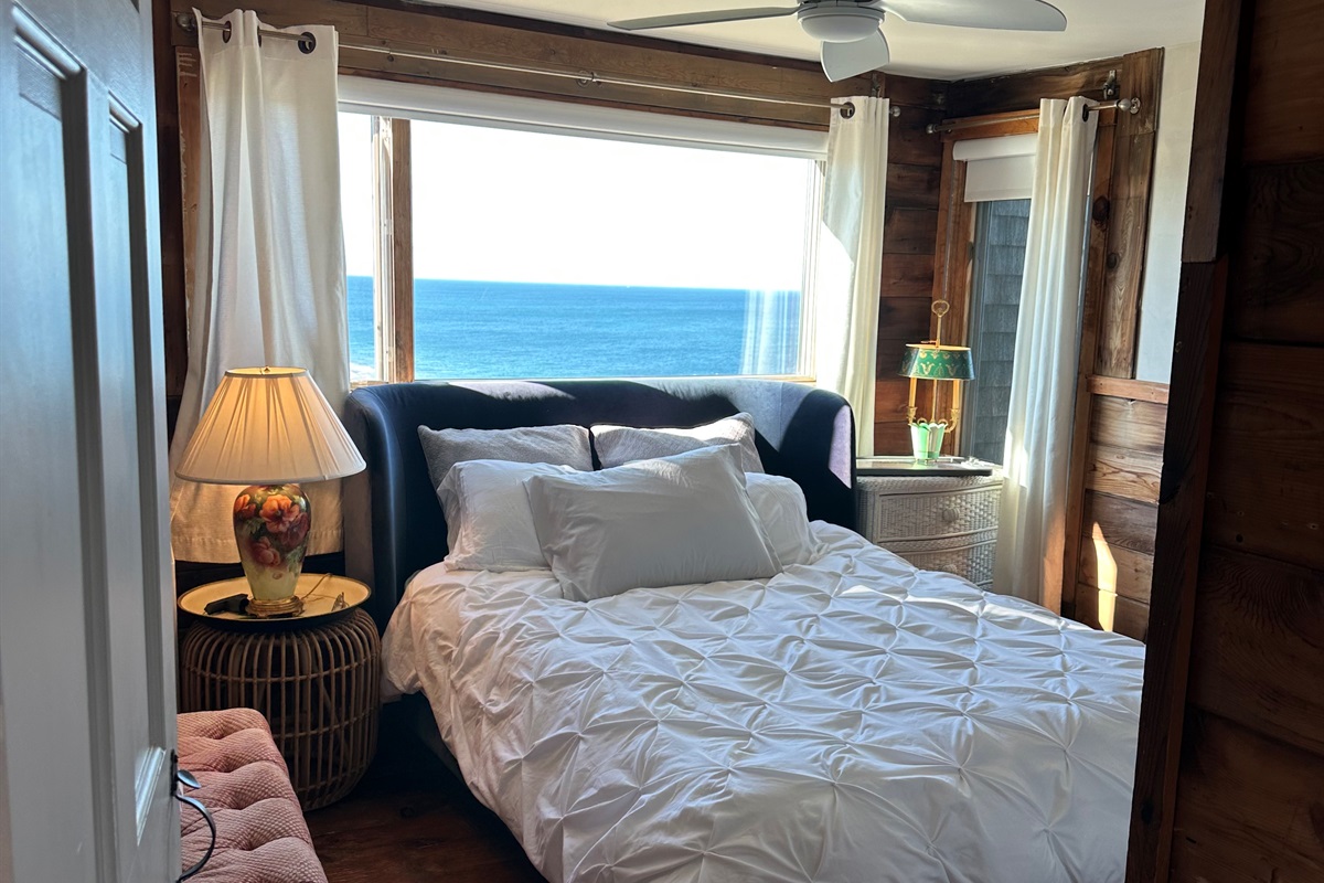 Second bedroom on the left, ground level