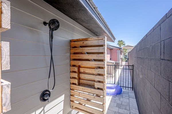 Outdoor shower