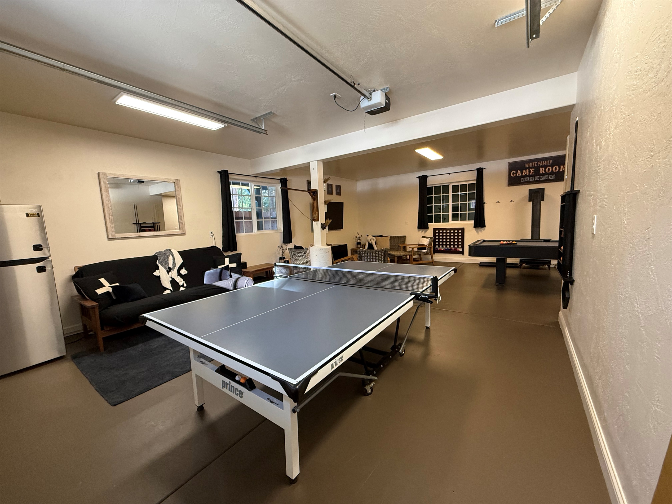 Ping Pong Table in Gameroom