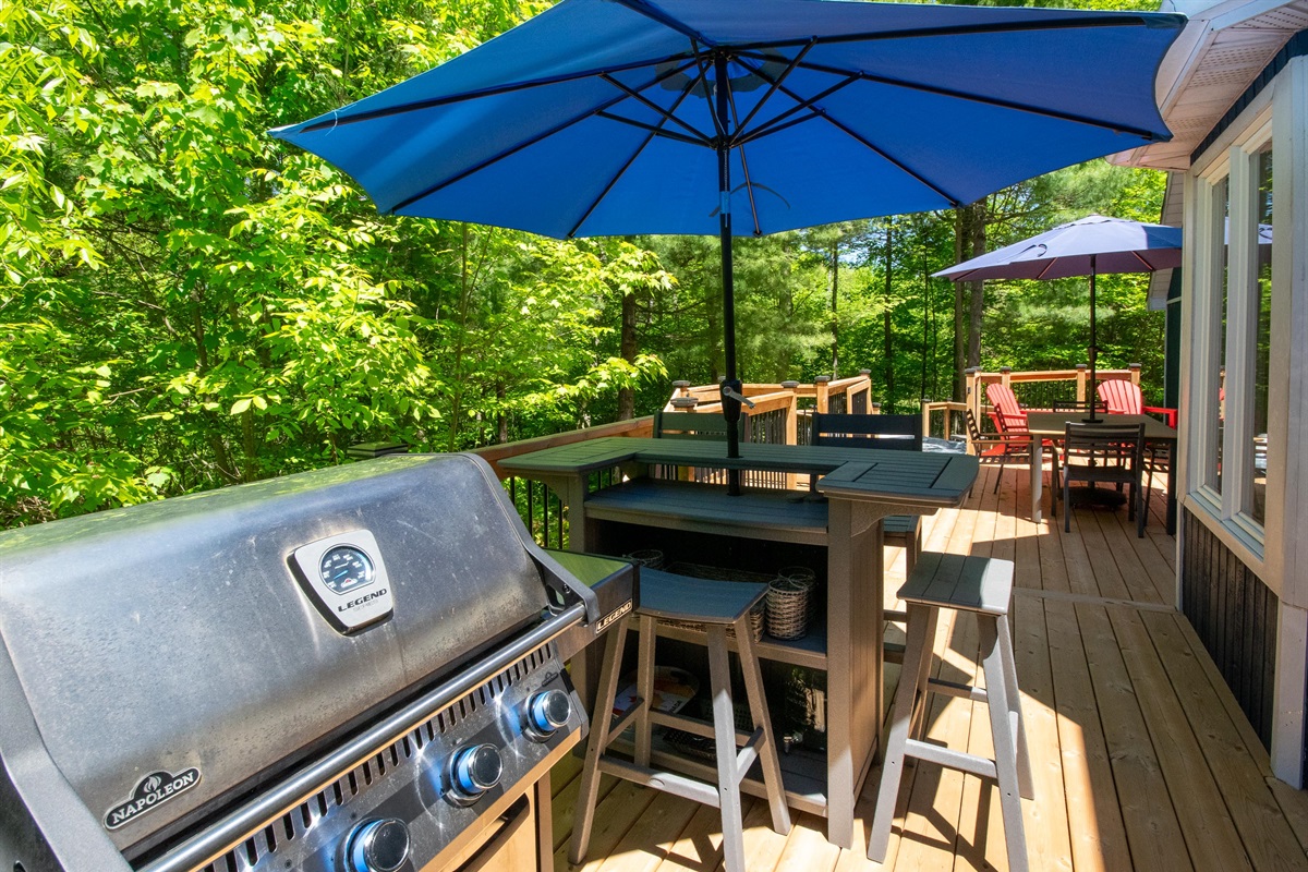 New outdoor deck designed for gathering and relaxation