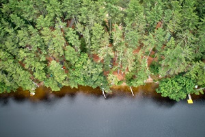 Aerial view from the property