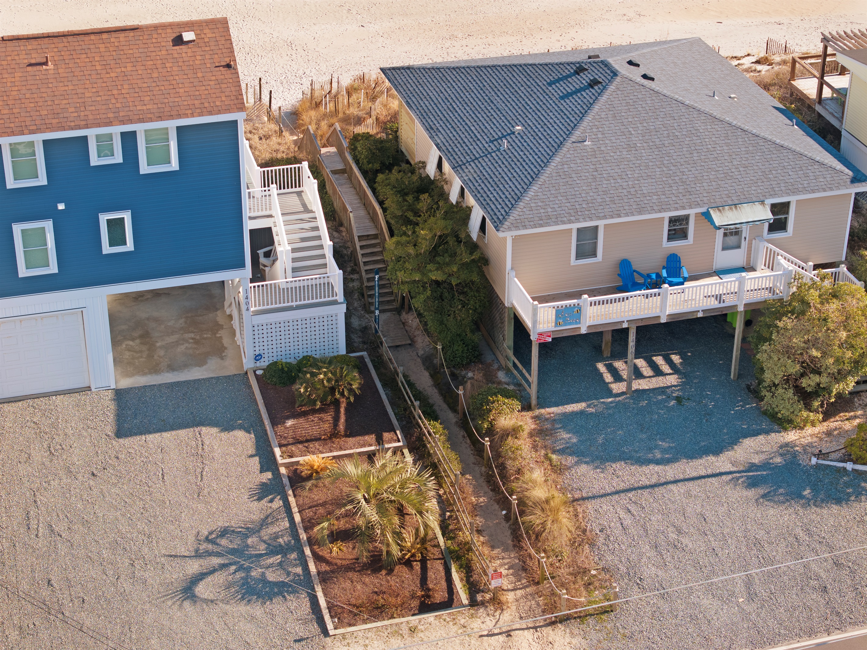 Sun, sand, and fun await! The private beach access is located just a short stroll away.