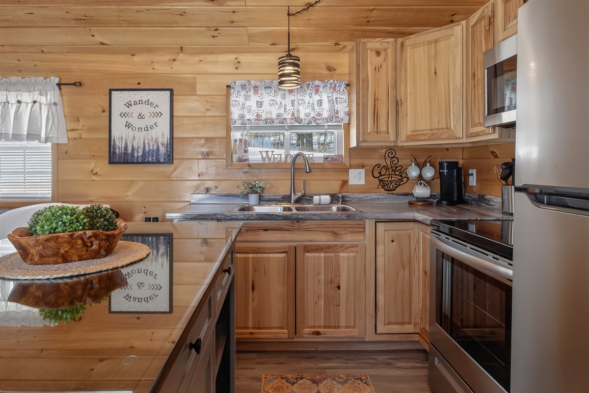 Tiny home kitchen