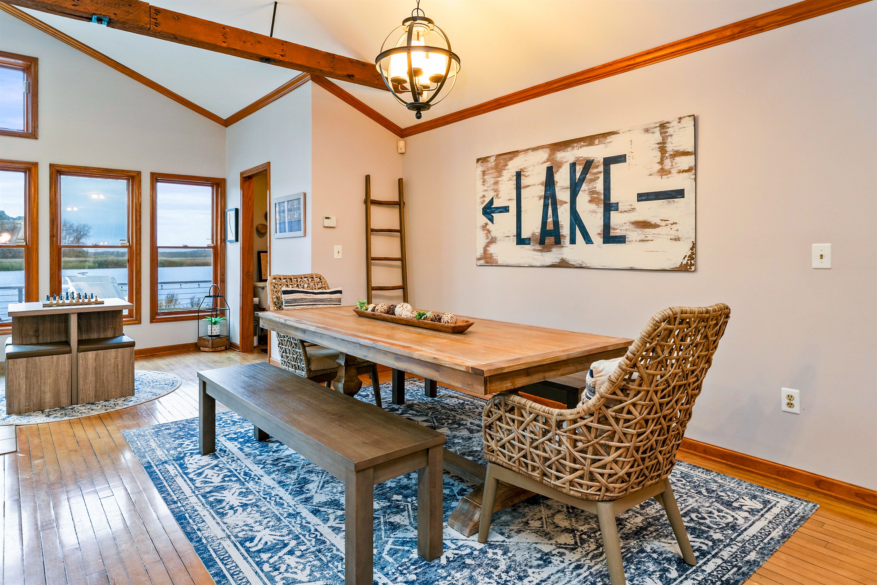 Rustic dining table that seats 6-8