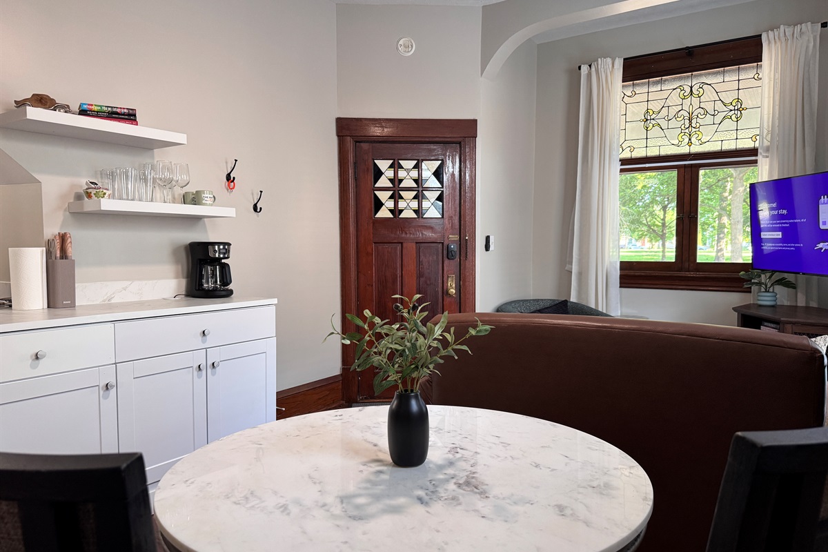 Open concept living area, well designed and spacious