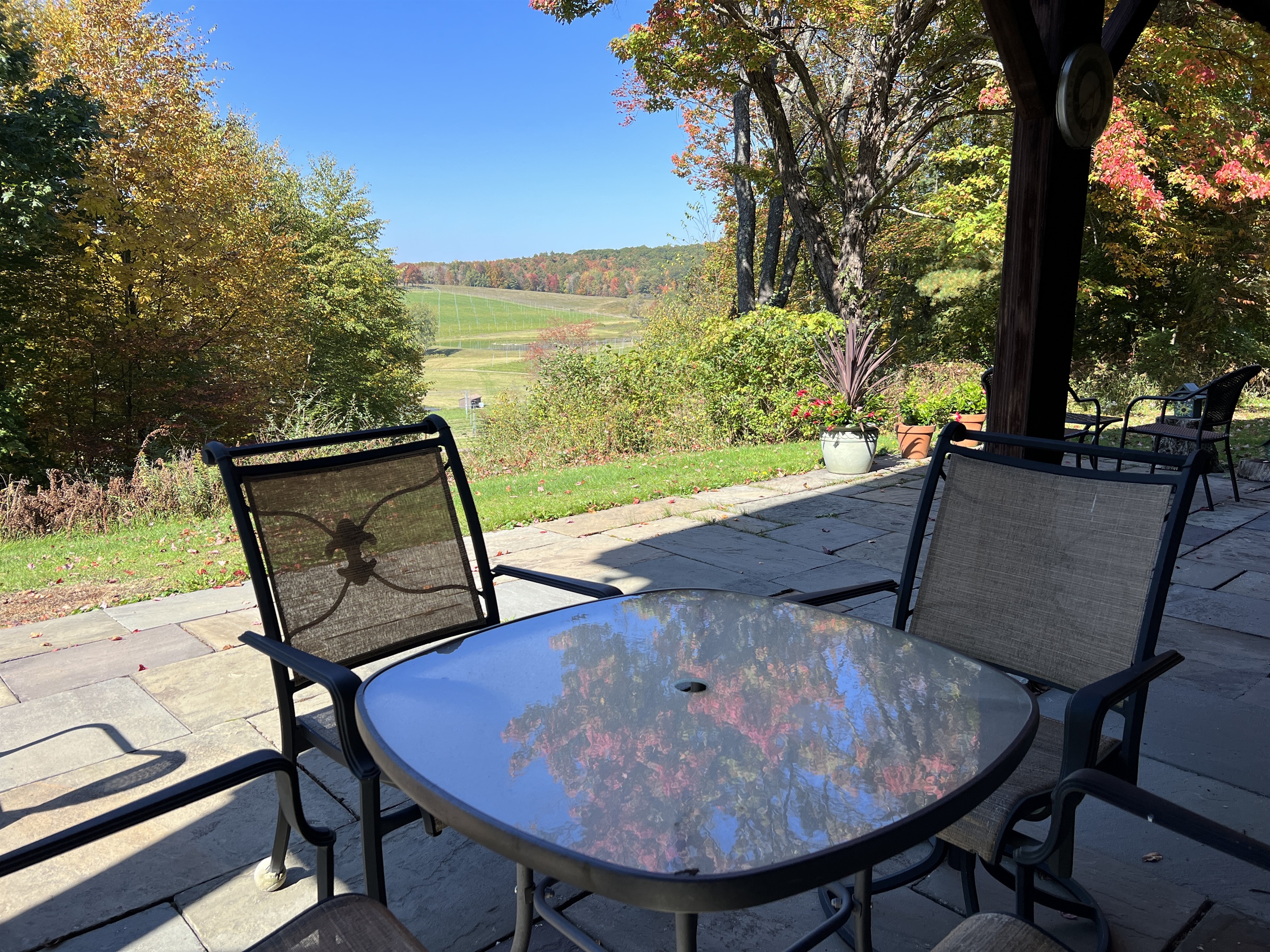 NEW LISTING - View of the local Hops Farm in the distance