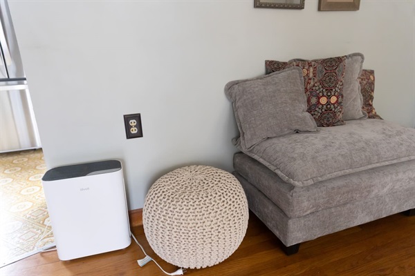 Air purifier for added comfort.