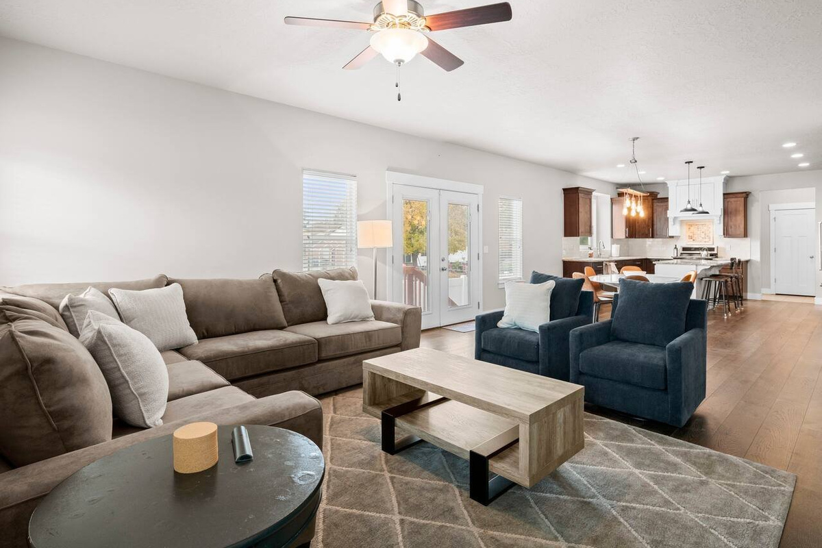 Roomy & Stylish Haven: Main Floor Living Room