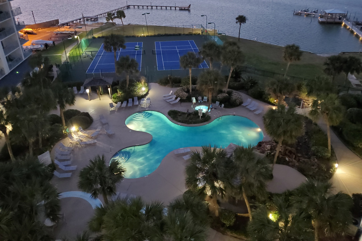 Nightime at this Oasis