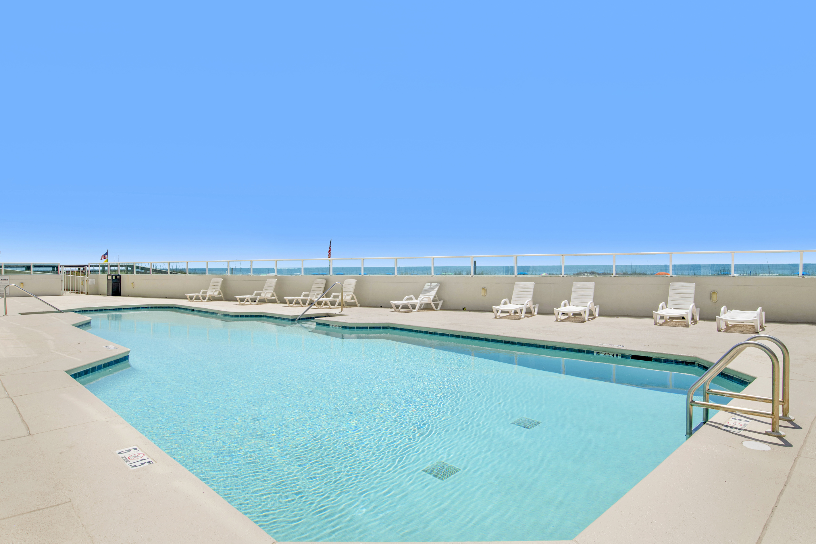 Sunbathe or swim at our oceanside pool