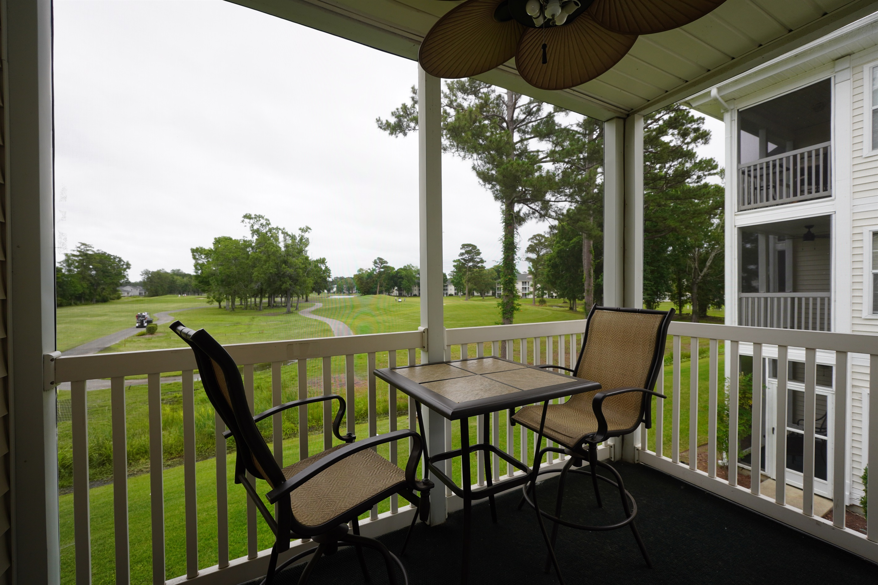 Screened in balcony
