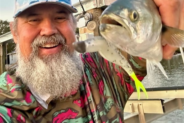 Go fishing from the dock!