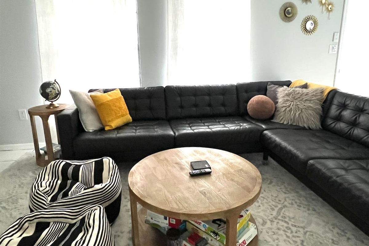 Plush seating large enough to fit everyone