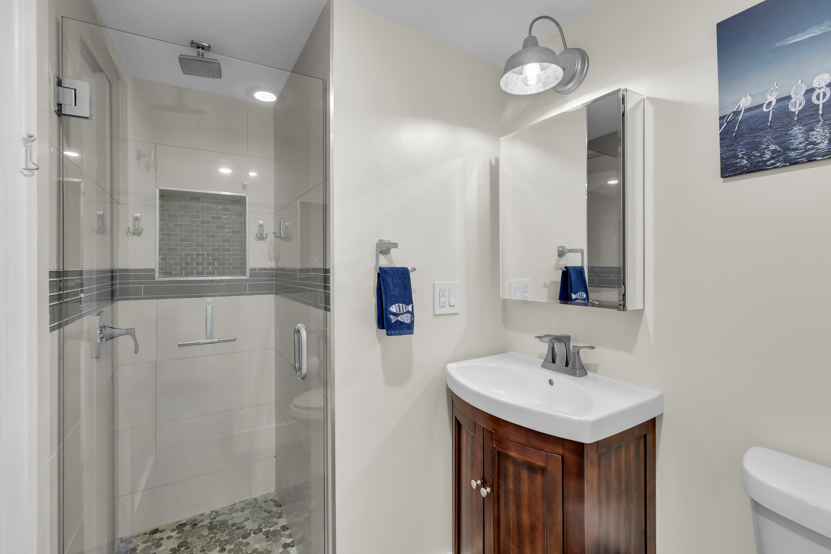 Downstairs guest bathroom