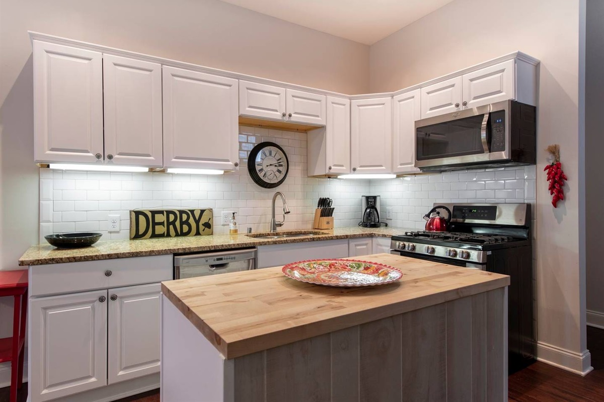Kitchen with all new appliances