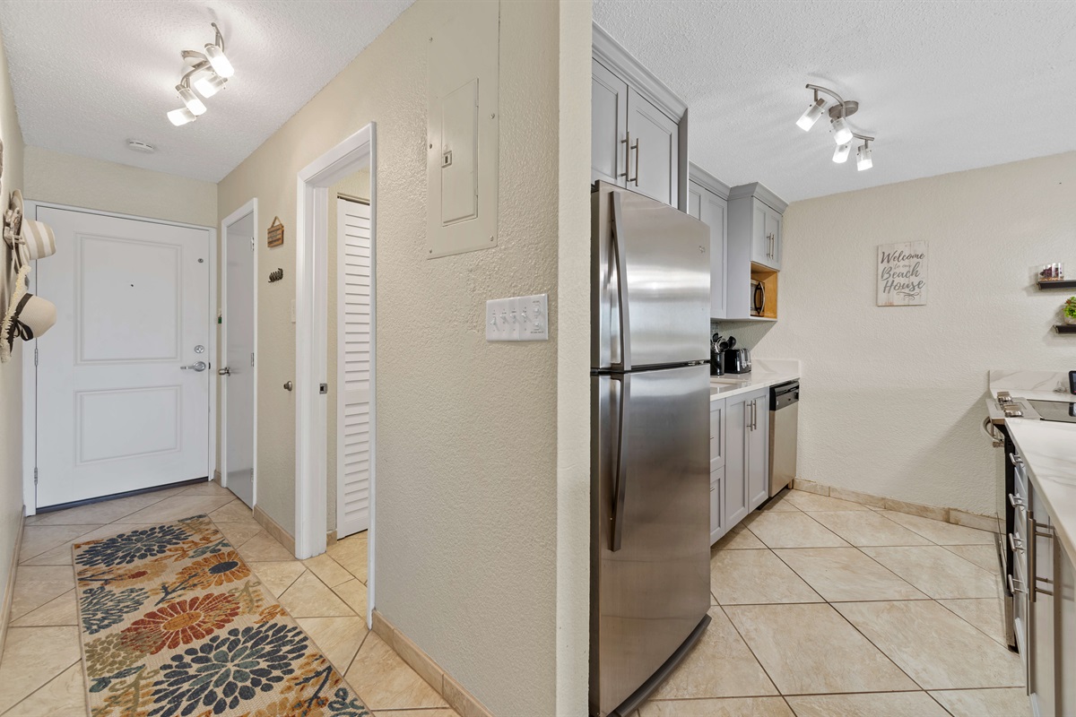 Prepare your favorite dishes with ease in this functional kitchen.