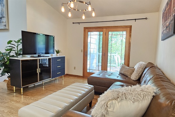 Upper level living room