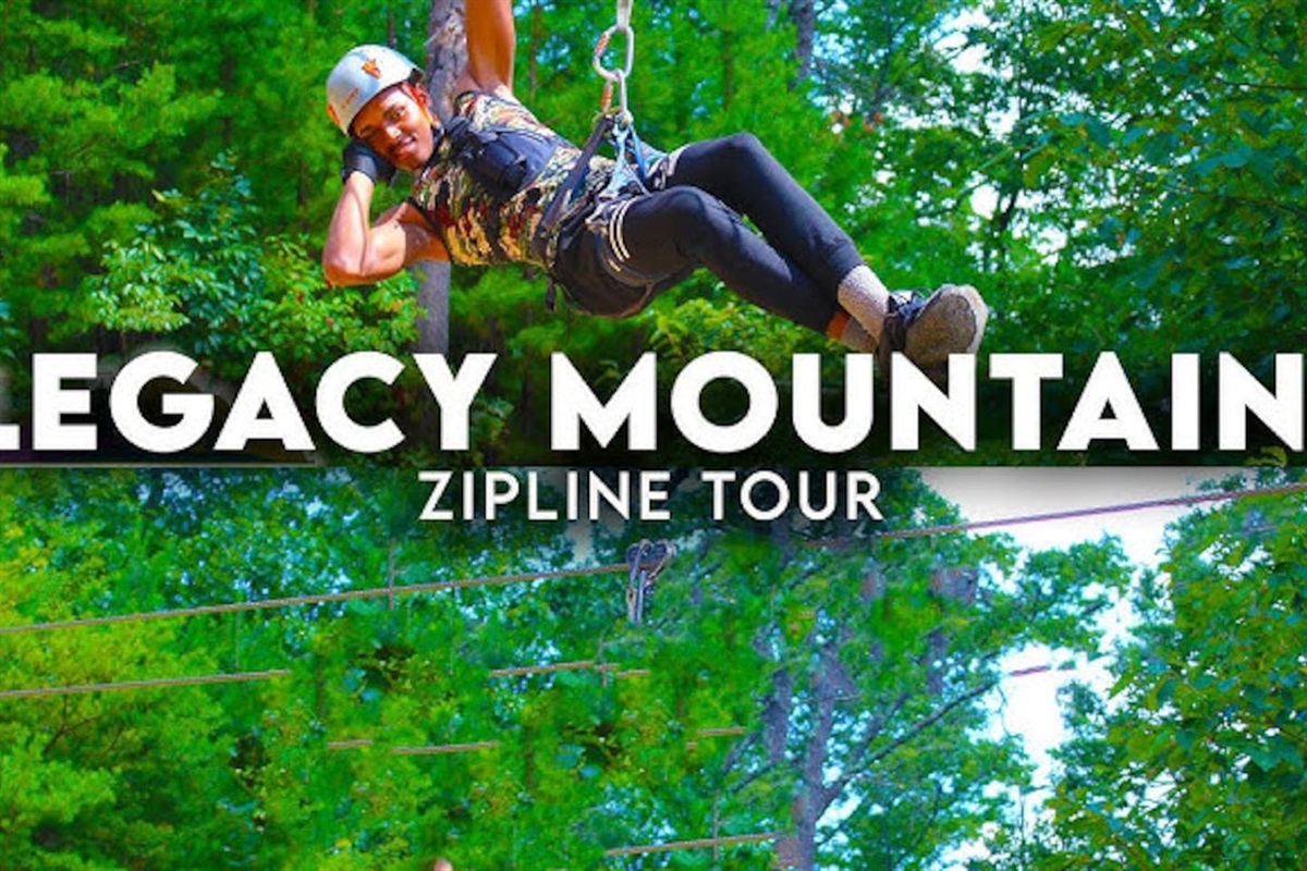 Legacy Mountain Zipline Tours on site!