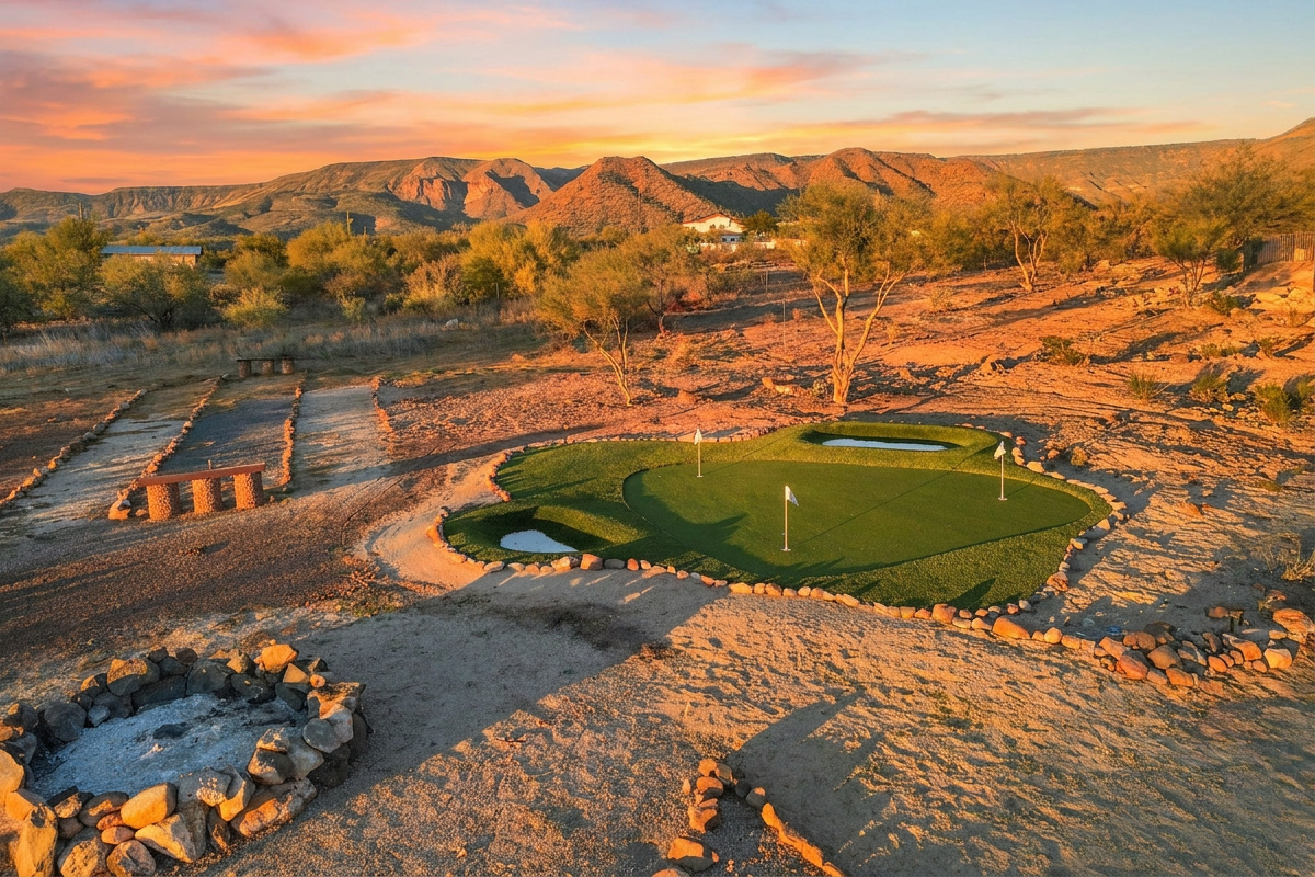 Play a game of horseshoes, take on your favorite competitor on the Bocce ball pit or just relax and watch other players fight it out to be called champion. Whatever your flavor, Sunset Trails has it all.