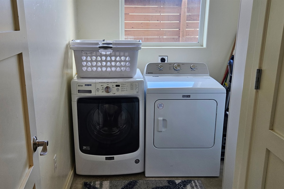 the laundry room