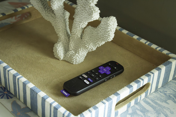 A view of the Roku remote for bedroom # 1