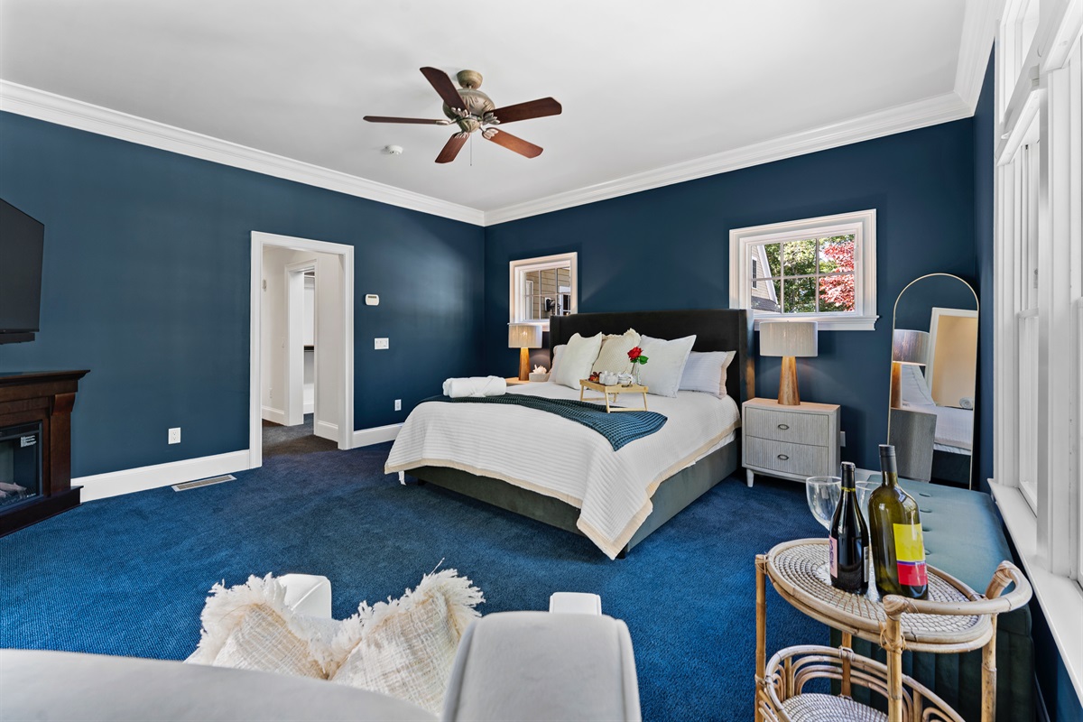 Rest easy in the first bedroom—bright, spacious, and made for slow mornings.