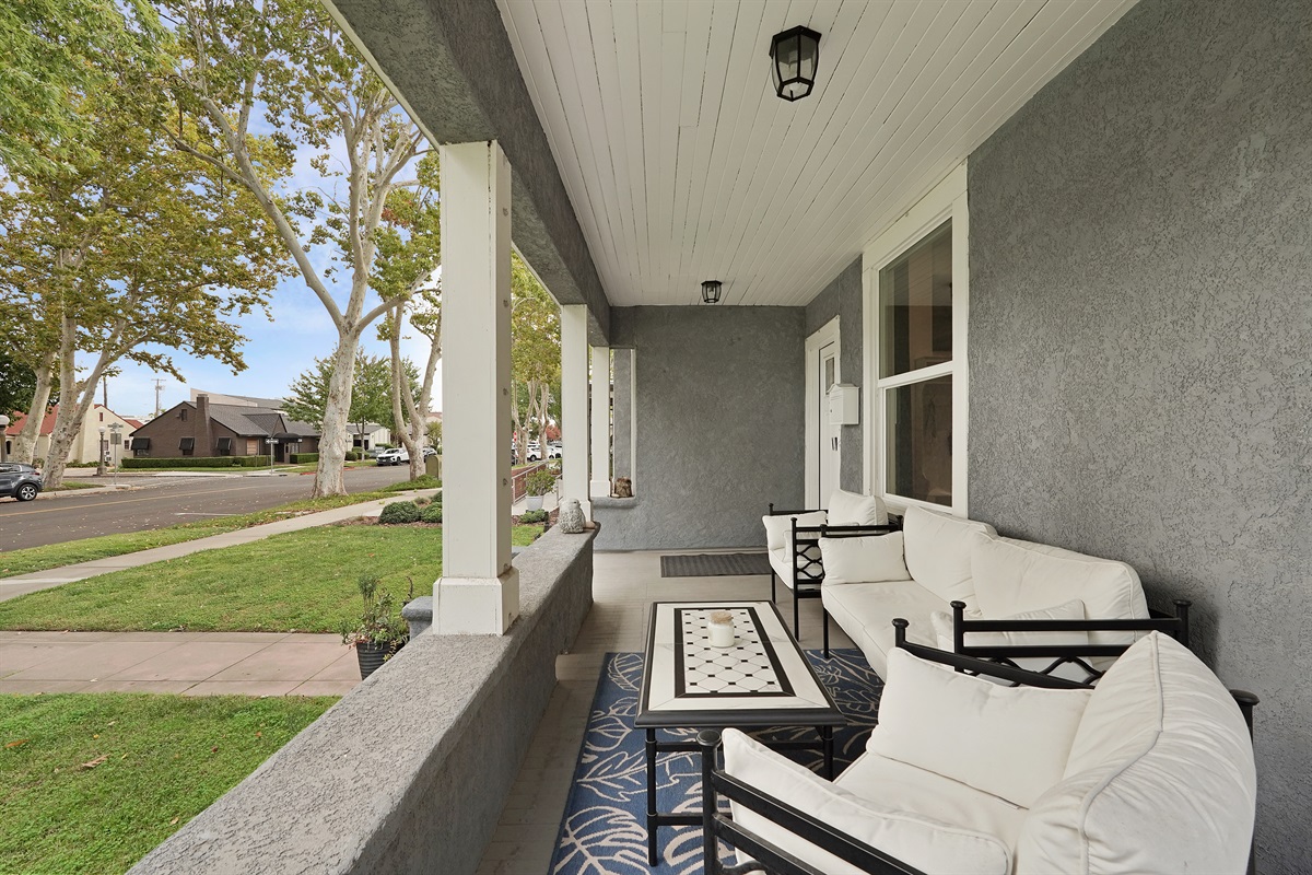 "Beautiful home in quiet neighborhood...The front porch was my favorite location to sit." - Lisa, March 2025