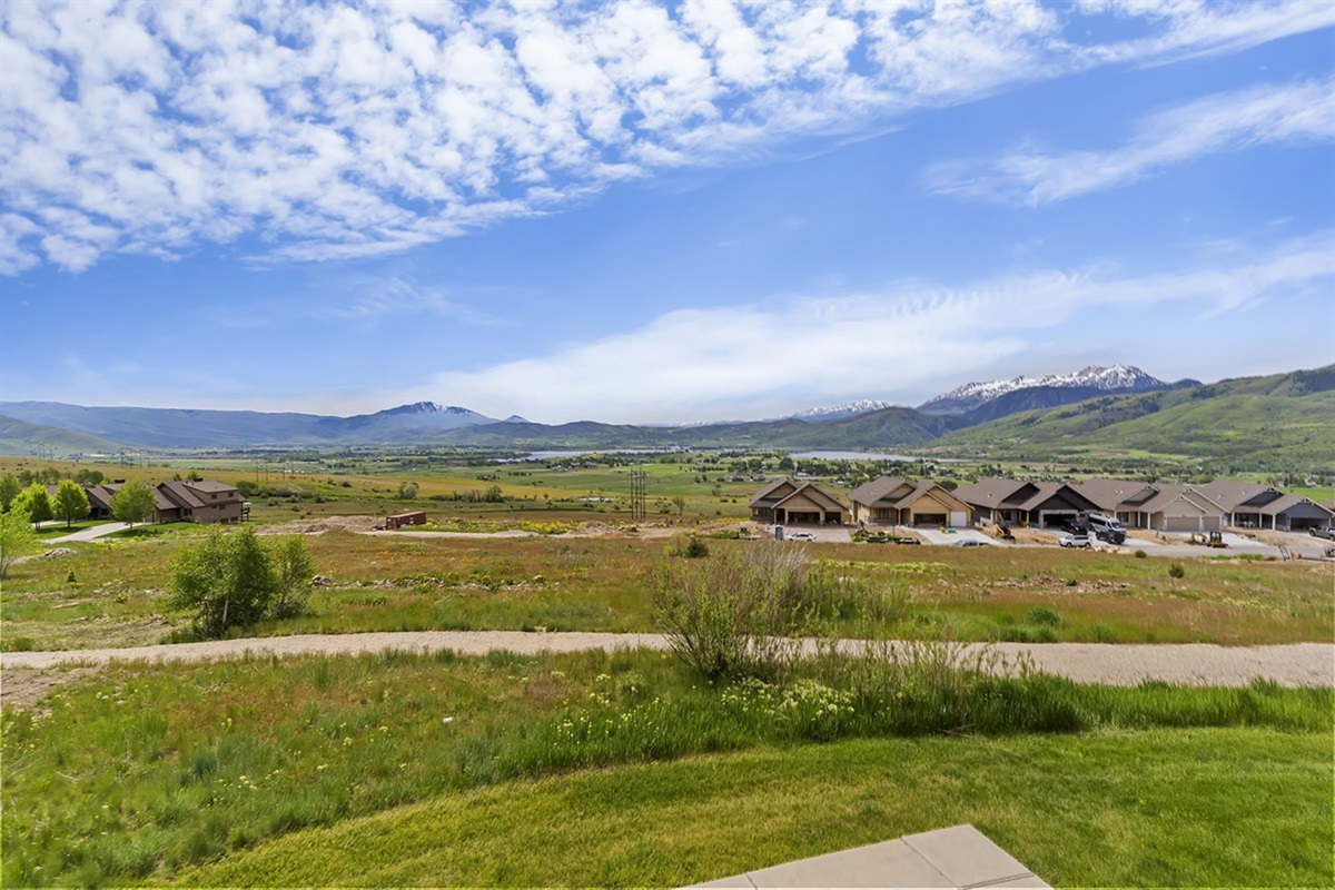 Step outside to your private yard and soak in the scenery