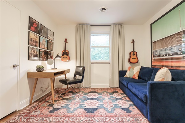 Bonus room | office | queen memory foam sleeper sofa