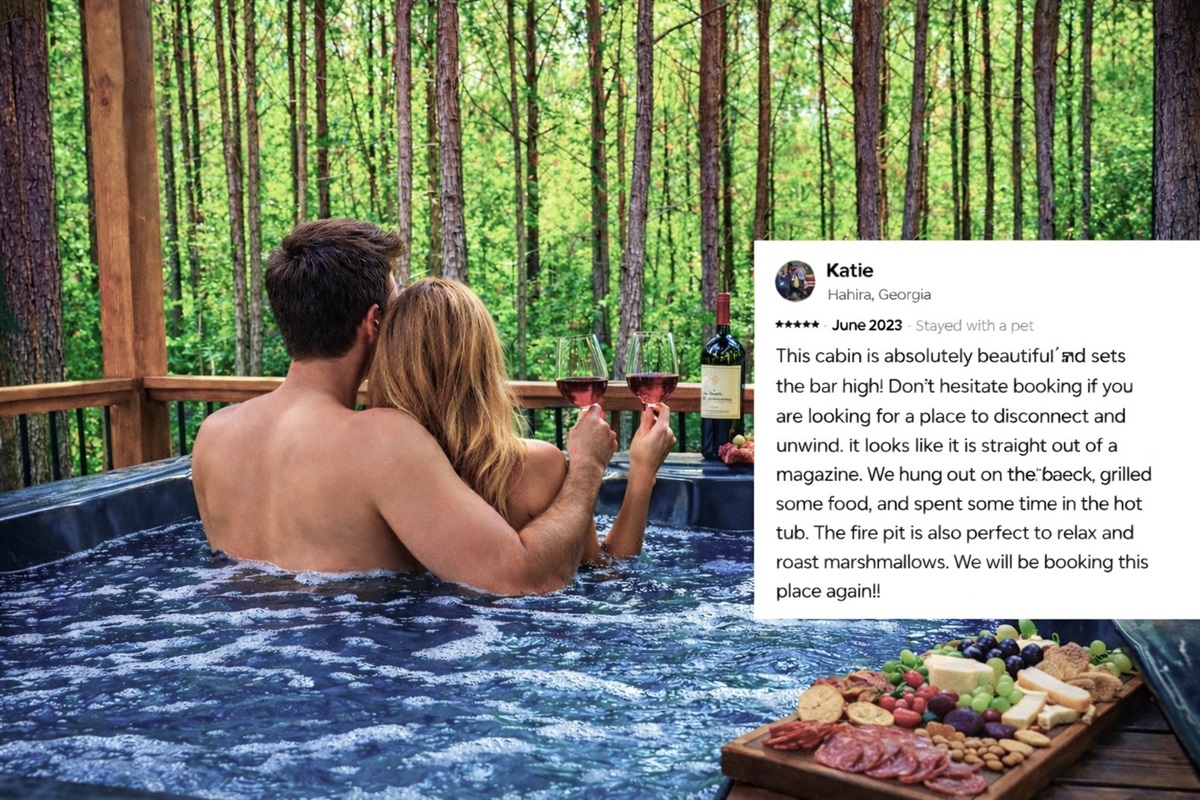 ~Submerge yourself and soak in the peace of the trees and mountain air~