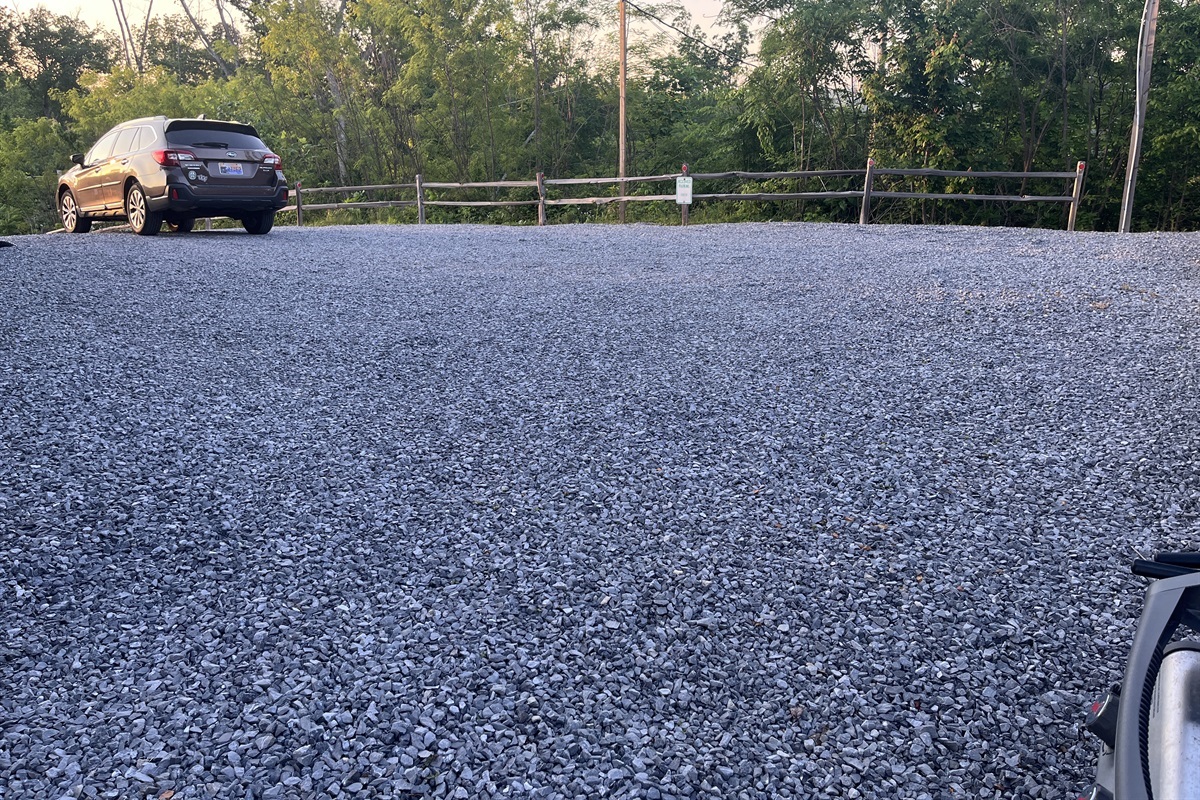 Ample parking for your vehicles.